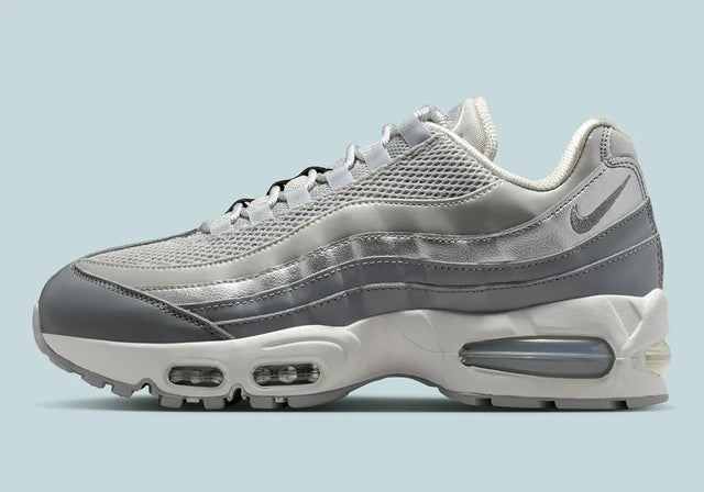 Nike WMNS Air Max 95 Big Bubble SE - Grey Fog/Particle Grey/Photon Dust/Metallic Silver-Preorder Item-Navy Selected Shop