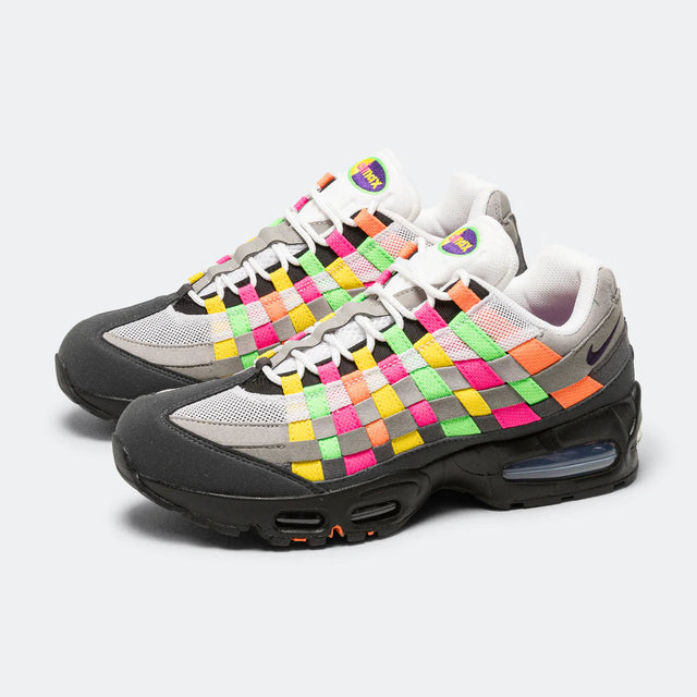 Nike Air Max 95 Woven - White/Purple Dynasty/Pearl Grey-Preorder Item-Navy Selected Shop