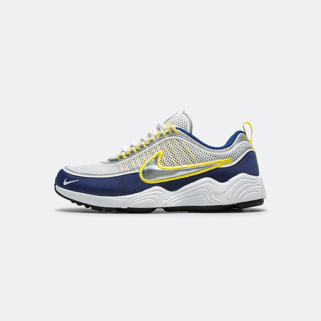 Nike Air Zoom Spiridon SP - White/Metallic Silver/Deep Royal Blue-Preorder Item-Navy Selected Shop