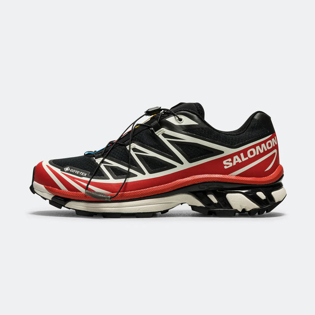 Salomon Lab XT-6 Goretex - Black/Flame Scarlet/Vanilla Ice-Preorder Item-Navy Selected Shop