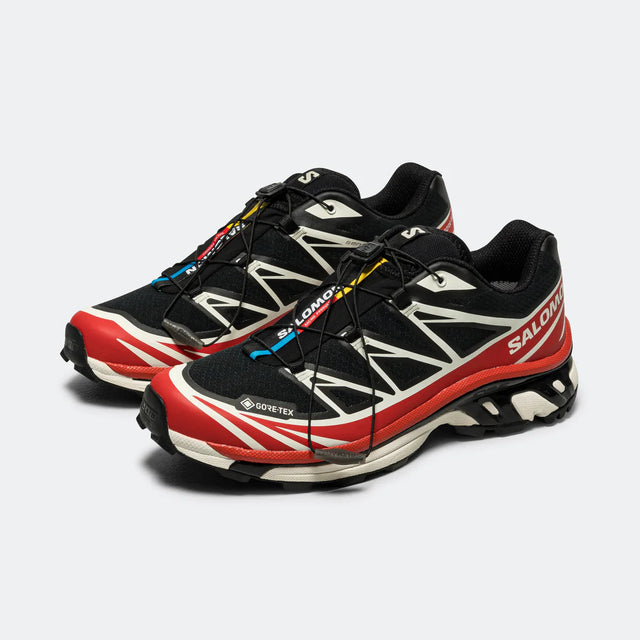 Salomon Lab XT-6 Goretex - Black/Flame Scarlet/Vanilla Ice-Preorder Item-Navy Selected Shop