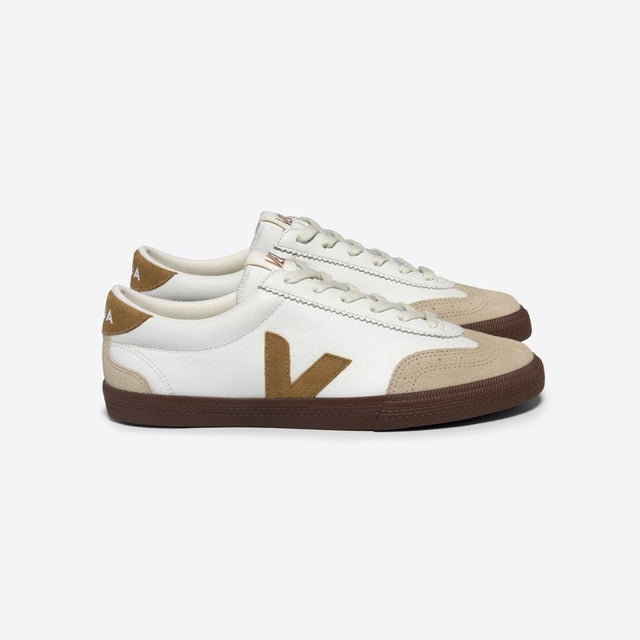 Veja Volley Leather - White Tent Bark-Preorder Item-Navy Selected Shop