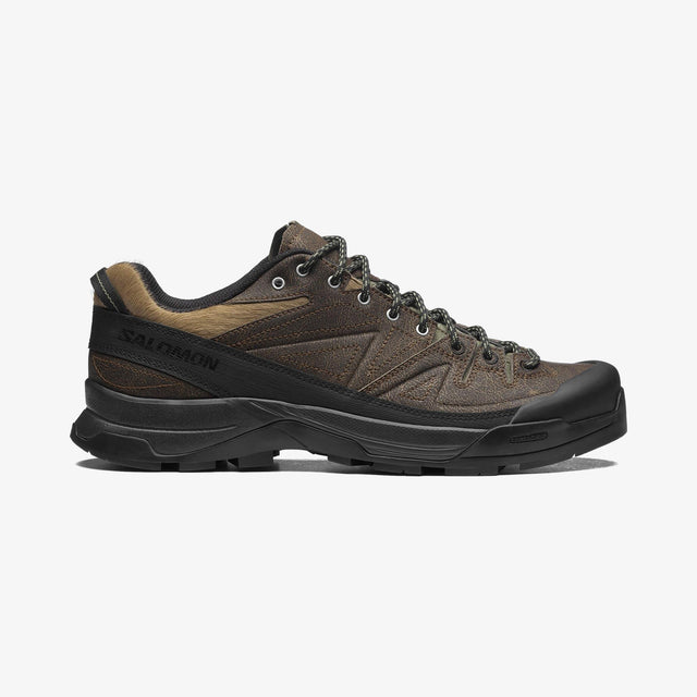 Salomon Lab X-ALP Distressed Leather - Dark Earth/Black/Deep Lichen Green-Preorder Item-Navy Selected Shop