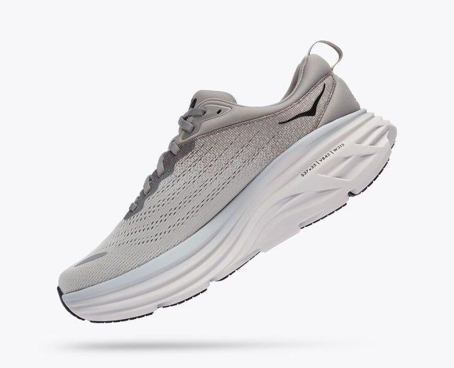 Hoka One One Bondi 8 - Sharkskin/Harbor Mist-Preorder Item-Navy Selected Shop