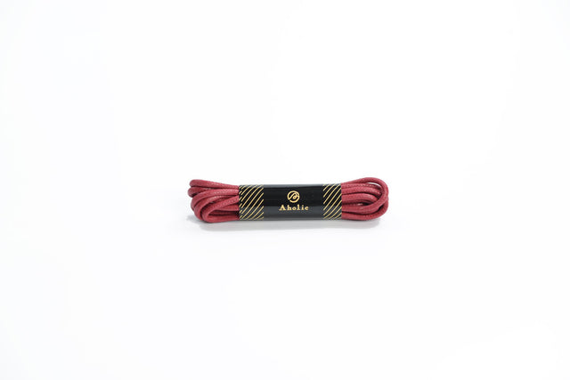 Aholic Anti-Stain Waxed Shoelaces Bundle (上蠟抗污皮鞋鞋帶組合) - 7 Colors (7色)-Shoelaces-Navy Selected Shop