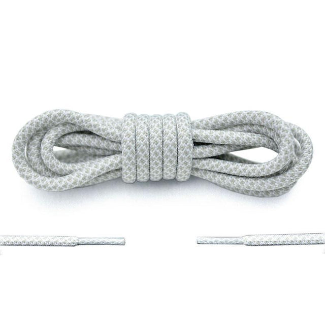 Aholic Normal Serpentine Shoelaces (蛇紋鞋帶) - White Serpentine (白蛇紋)-Shoelaces-Navy Selected Shop