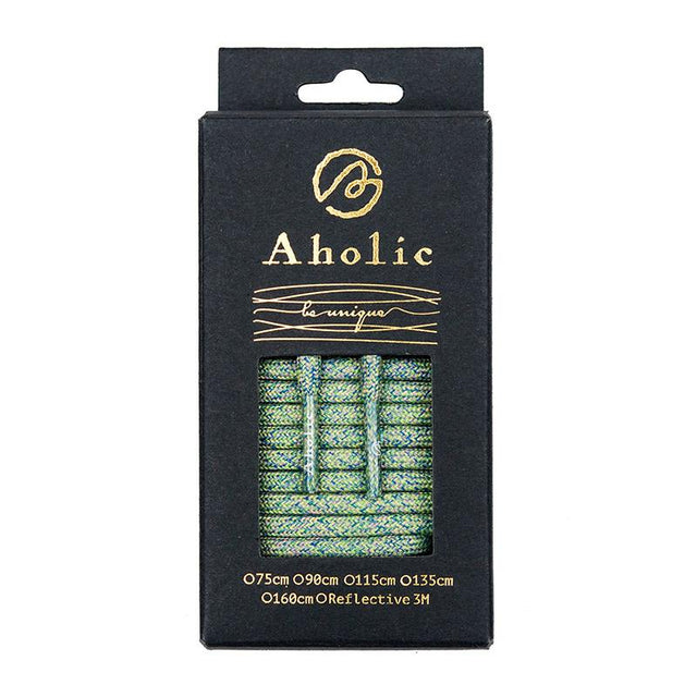 Aholic Multi-Color Shoelaces (迷彩混色鞋帶) - Green Camo (綠迷彩)-Shoelaces-Navy Selected Shop