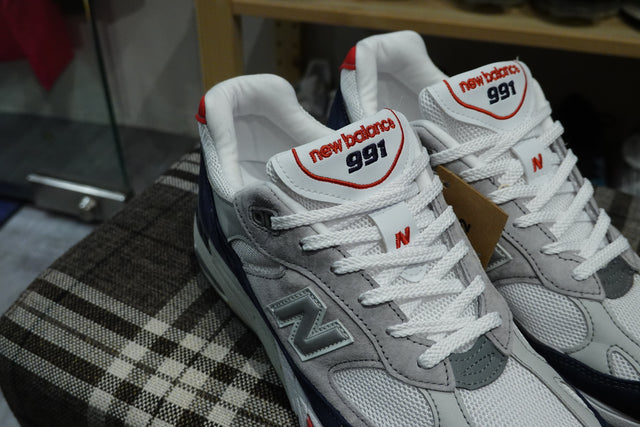 New Balance M991GWR Made in England-Sneakers-Navy Selected Shop