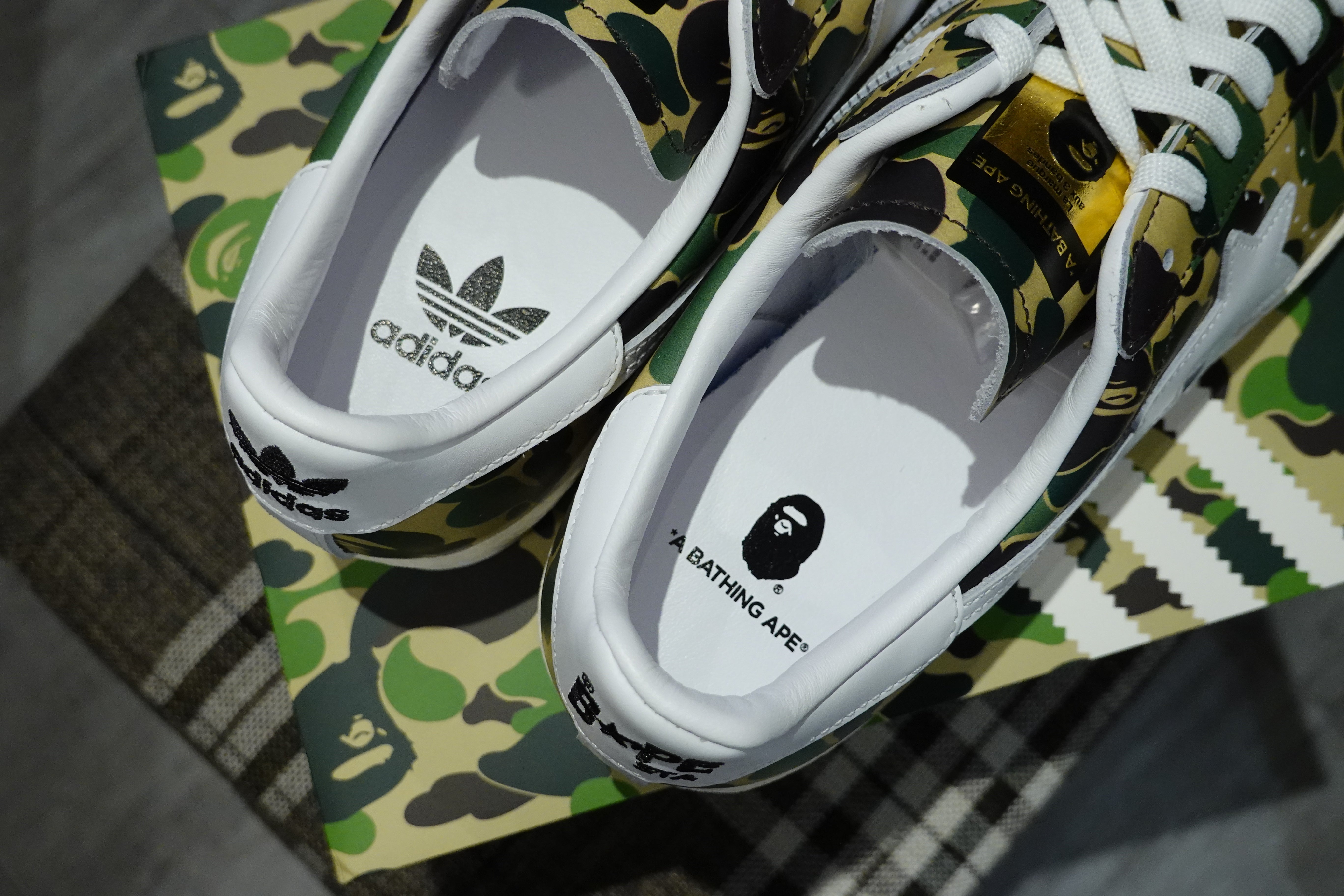 Adidas x hotsell bape retail