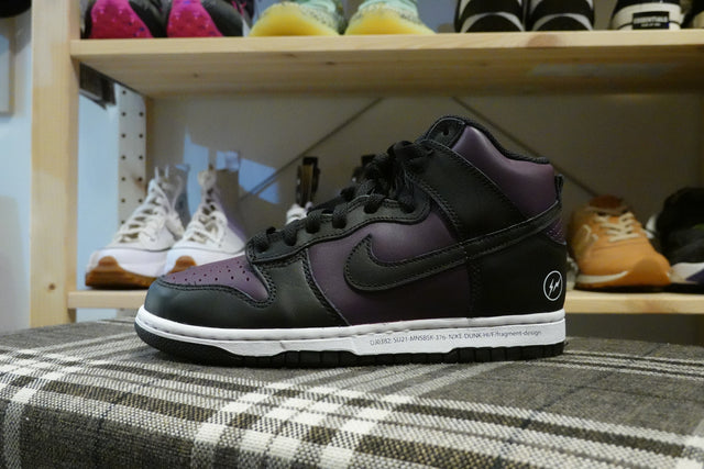 Fragment Design x Nike Dunk Hi - Wine/Black/White-Sneakers-Navy Selected Shop