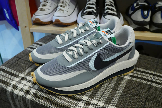 Clot x Sacai x Nike LD Waffle "Kiss Of Death 2" - Neutral Grey/Obsidian/Cool Grey-Sneakers-Navy Selected Shop