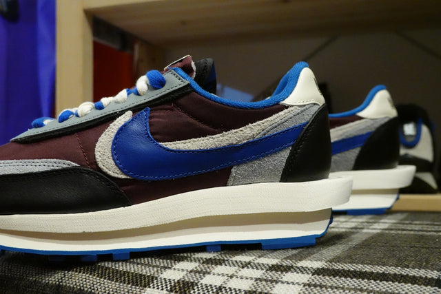 Undercover x Sacai x Nike LD Waffle - Night Maroon/Pale Ivory/Ground Grey/Team Royal-Sneakers-Navy Selected Shop