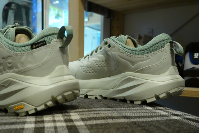 Hoka One One Kaha Low GoreTex - Celadon Tint/Basil-Sneakers-Navy Selected Shop