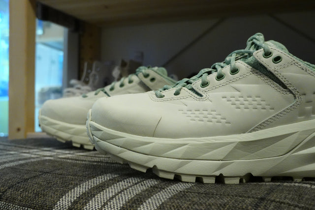 Hoka One One Kaha Low GoreTex - Celadon Tint/Basil-Sneakers-Navy Selected Shop