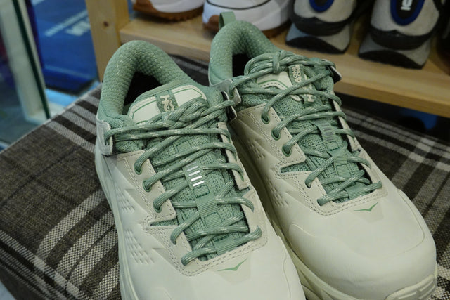 Hoka One One Kaha Low GoreTex - Celadon Tint/Basil-Sneakers-Navy Selected Shop
