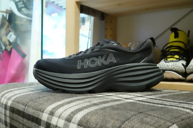 Hoka One One Bondi 8 - Black-Preorder Item-Navy Selected Shop