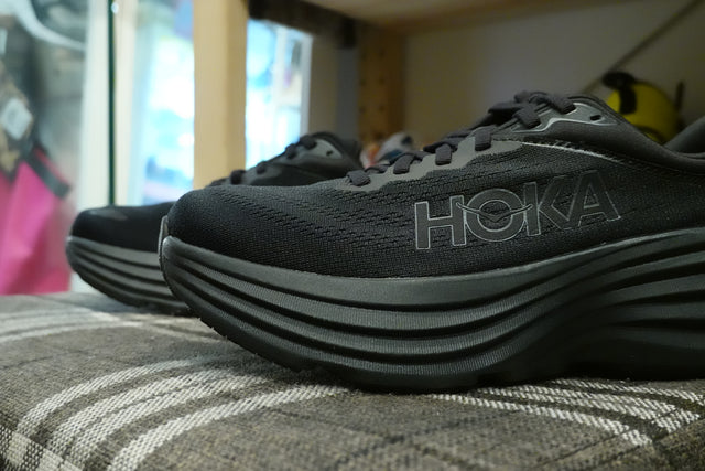 Hoka One One Bondi 8 - Black-Preorder Item-Navy Selected Shop