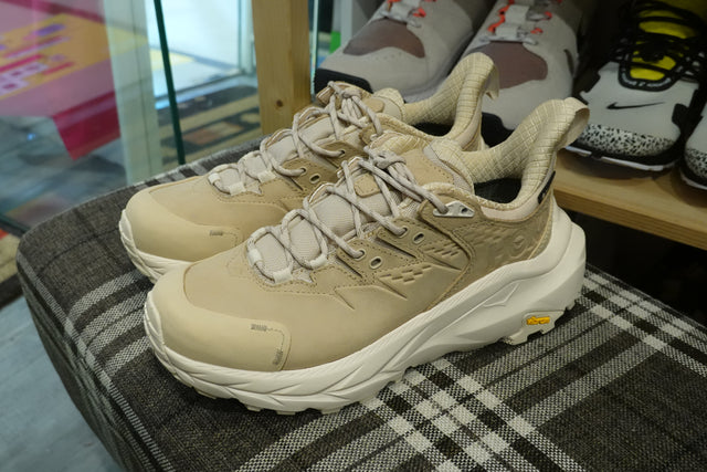 Hoka One One Kaha 2 Low GoreTex - Shifting Sand/Eggnog-Sneakers-Navy Selected Shop