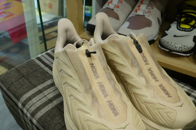 Hoka One One Project Clifton - Shifting Sand/Dune-Preorder Item-Navy Selected Shop