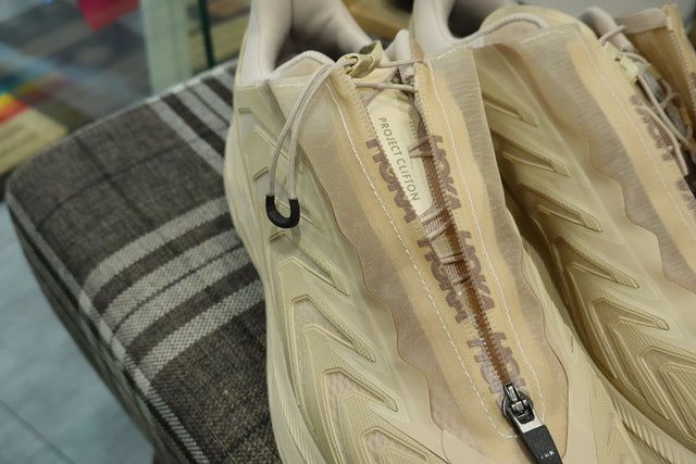 Hoka One One Project Clifton - Shifting Sand/Dune-Preorder Item-Navy Selected Shop