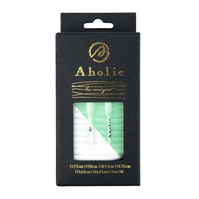 Aholic Original Round Shoelaces "Glow In The Dark" (經典圓帶鞋帶) - White (夜光白)-Shoelaces-Navy Selected Shop