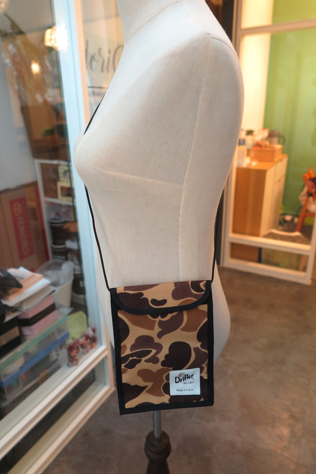 Drifter Neck Pouch "Made in USA" - WW2 Autumn Camo #DF0240-Bag-Navy Selected Shop