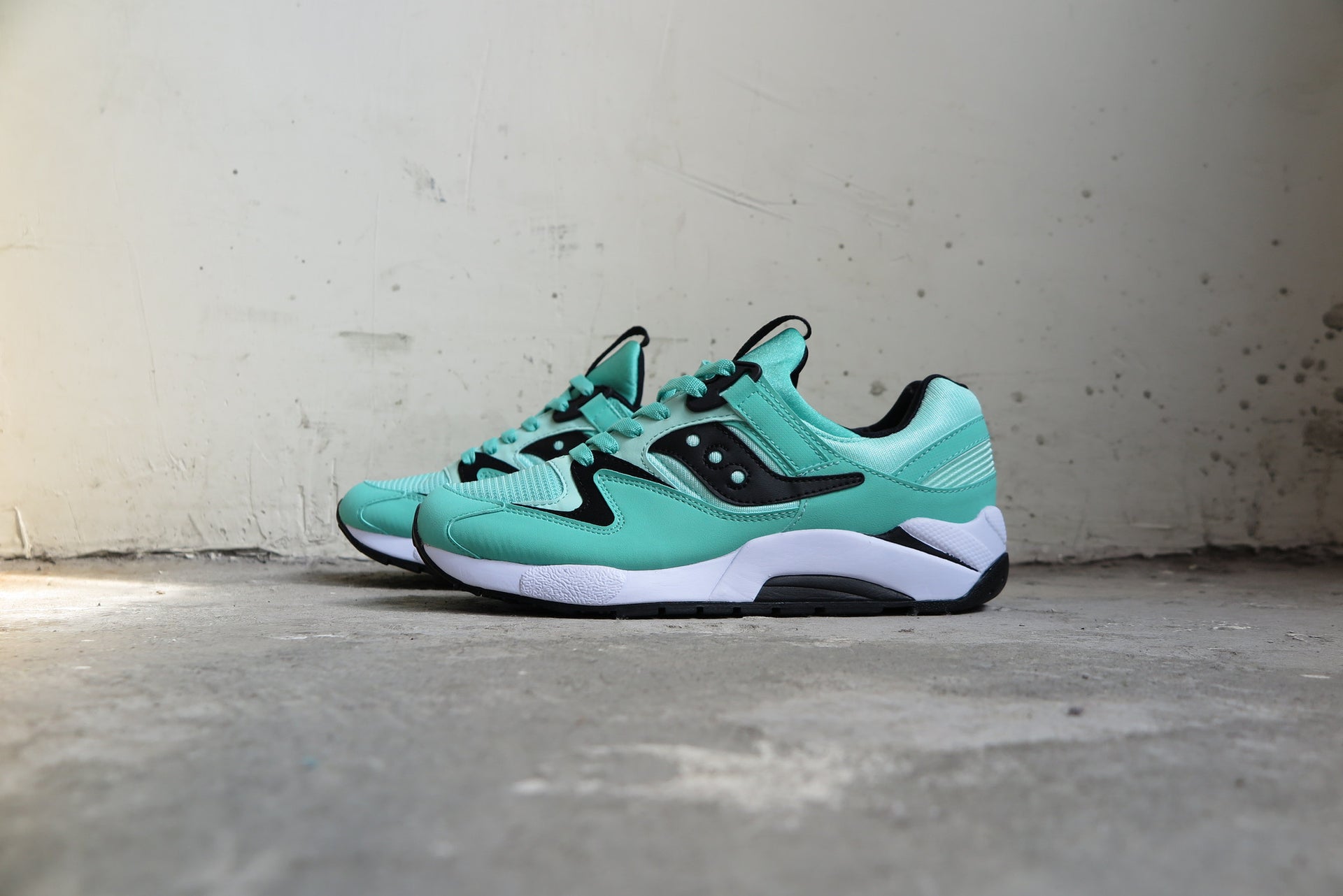 Saucony Grid 9000 Mint Navy Selected