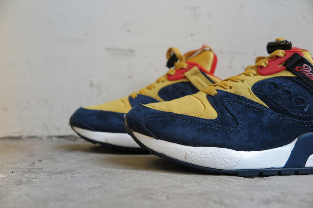 Packer Shoes X Saucony Grid 9000 "Snow Beach"-Sneakers-Navy Selected Shop