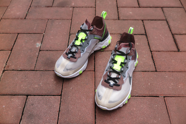 Nike React Element 87 - Desert Sand/Cool Grey-Sneakers-Navy Selected Shop