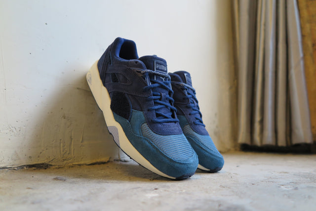 Brooklyn We Go Hard X Puma R698 OG "Bluefield"-Sneakers-Navy Selected Shop