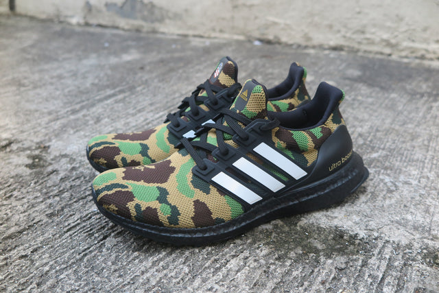 adidas Originals By BAPE Ultra Boost - Green Camo-Sneakers-Navy Selected Shop