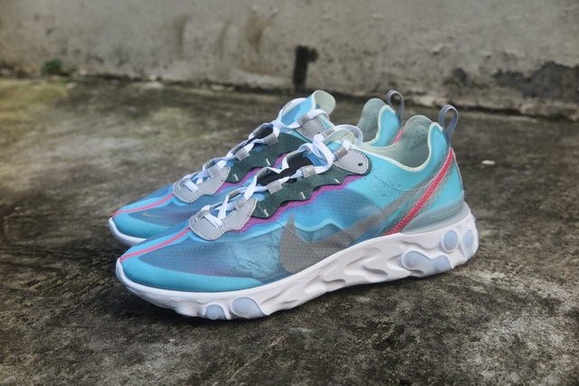 Nike React Element 87 - Royal Tint/Black/Wolf Grey/Solar Red-Sneakers-Navy Selected Shop