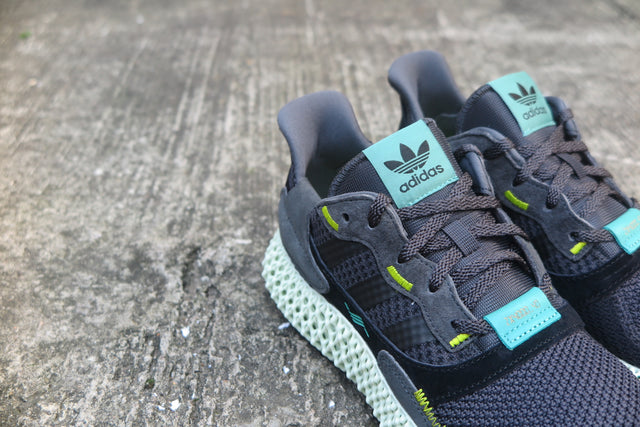 adidas ZX 4000 4D - カーボン/セミソーラーイエロー #BD7865 adidas ZX 4000 4D - カーボン/セミソーラーイエロー #BD7865