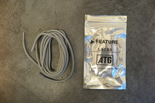 Feature 3M Rope Laces - Grey-Shoelaces-Navy Selected Shop