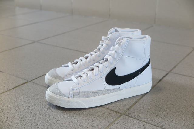 Nike Blazer Mid '77 VNTG - White/Black-Sneakers-Navy Selected Shop