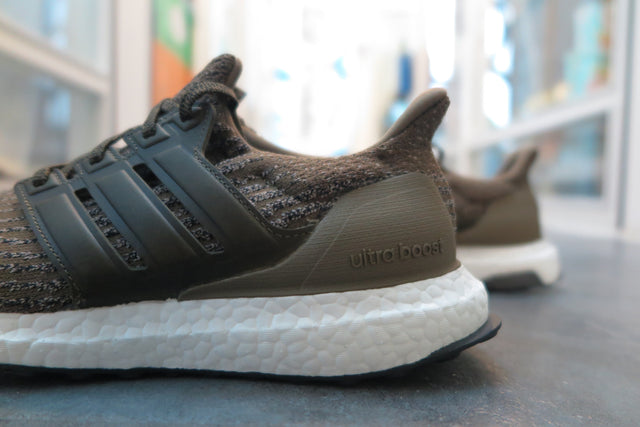 adidas Ultra Boost 3.0 "Real Leather Caged" - Trace Olive/Trace Khaki-Sneakers-Navy Selected Shop