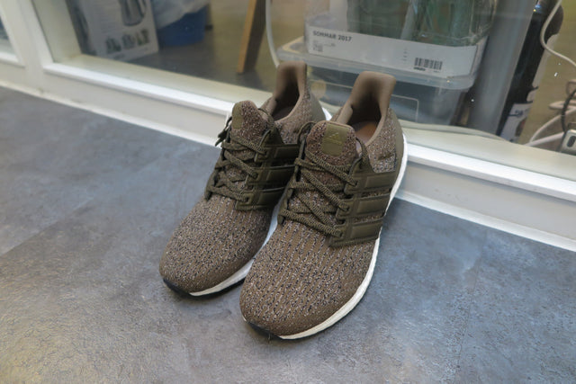 adidas Ultra Boost 3.0 "Real Leather Caged" - Trace Olive/Trace Khaki-Sneakers-Navy Selected Shop
