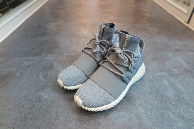 adidas Tubular Doom Primeknit "Reflective" - Medium Grey/Heather Solid Grey-Sneakers-Navy Selected Shop