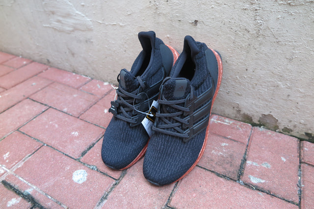 adidas Ultra Boost 3.0 "Real Leather Caged" - Core Black/Tech Rust Metalic-Sneakers-Navy Selected Shop