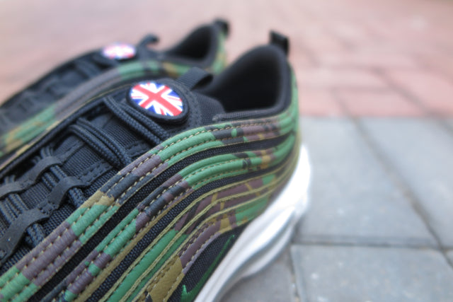 Nike Air Max 97 Premium QS "Country Camo Pack - UK Exclusive" - Raw Umber/Fortress Green/Black Earth-Sneakers-Navy Selected Shop