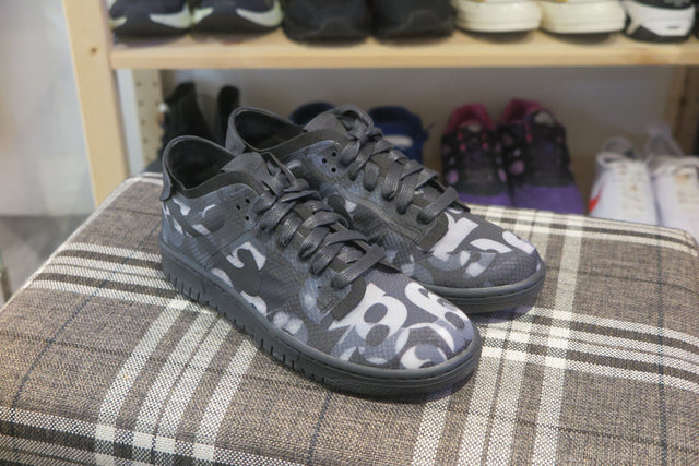 COMME des GARÇONS x Nike WMNS Dunk Low - Black/Black-Sneakers-Navy Selected Shop