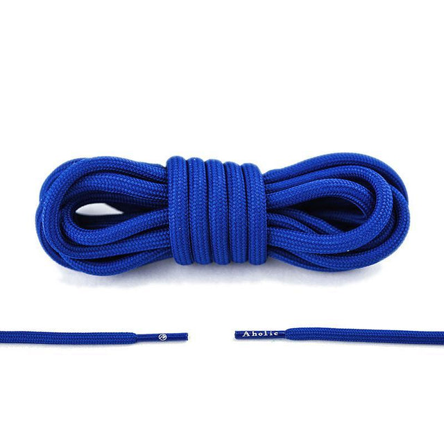 Aholic Classic Round Shoelaces (經典圓帶) - Blue (藍)-Shoelaces-Navy Selected Shop