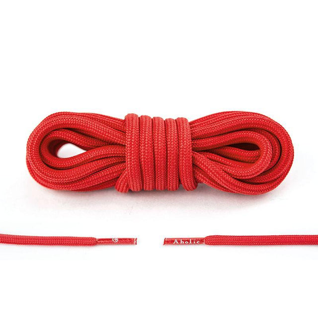 Aholic Classic Round Shoelaces (經典圓帶) - Red (紅)-Shoelaces-Navy Selected Shop