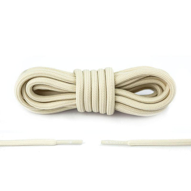 Aholic Classic Round Shoelaces (經典圓帶) - Beige (淺啡)-Shoelaces-Navy Selected Shop